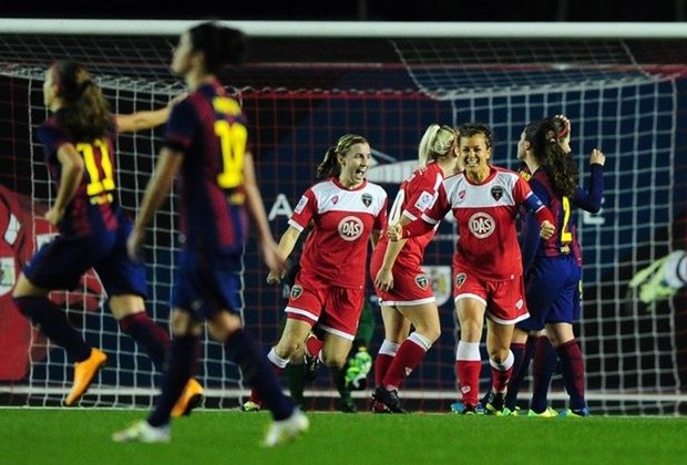 El Barça femenino cae ante el Bristol Academy