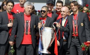 Ancelotti Gattuso Champions 2007