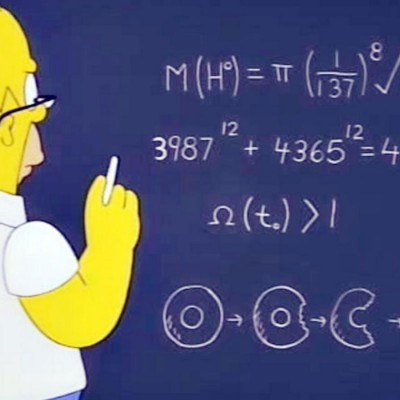 Homer Simpson Matematicas